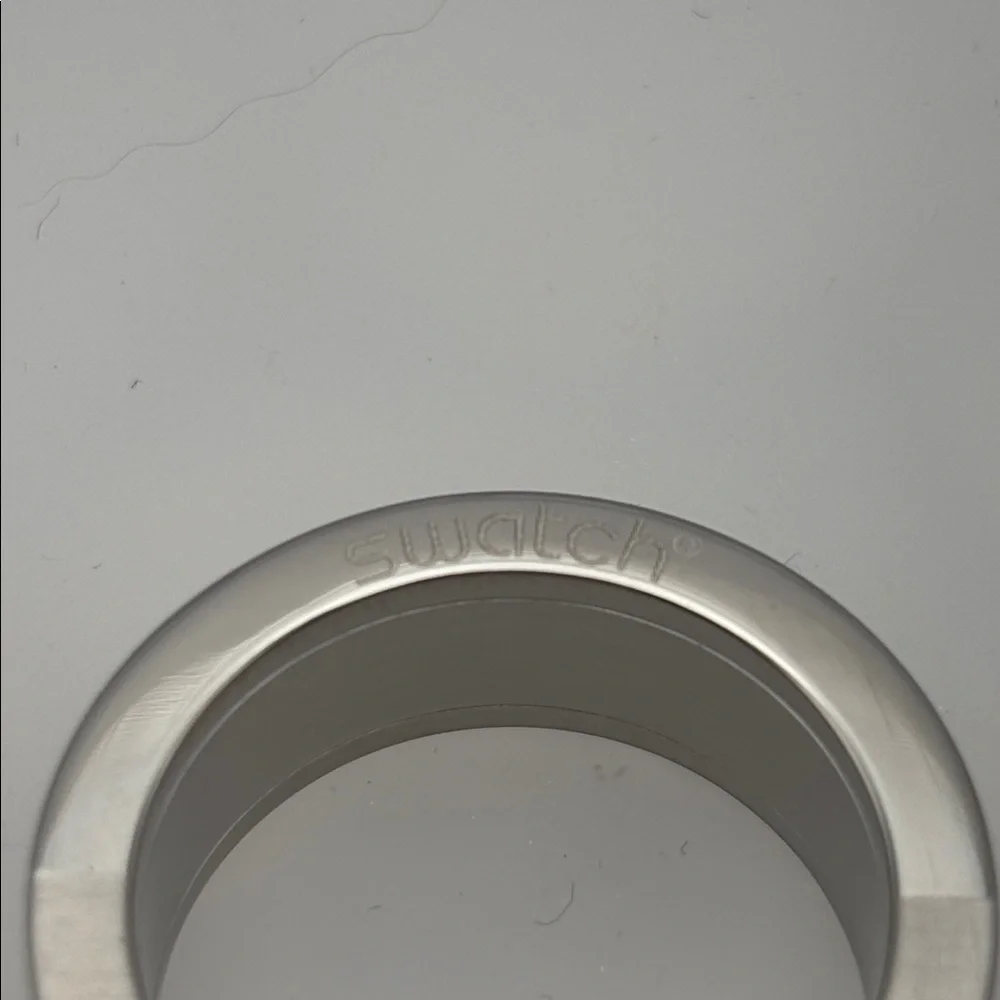 Swatch Bijoux Iron Railing Stainless Steel ring - size 11